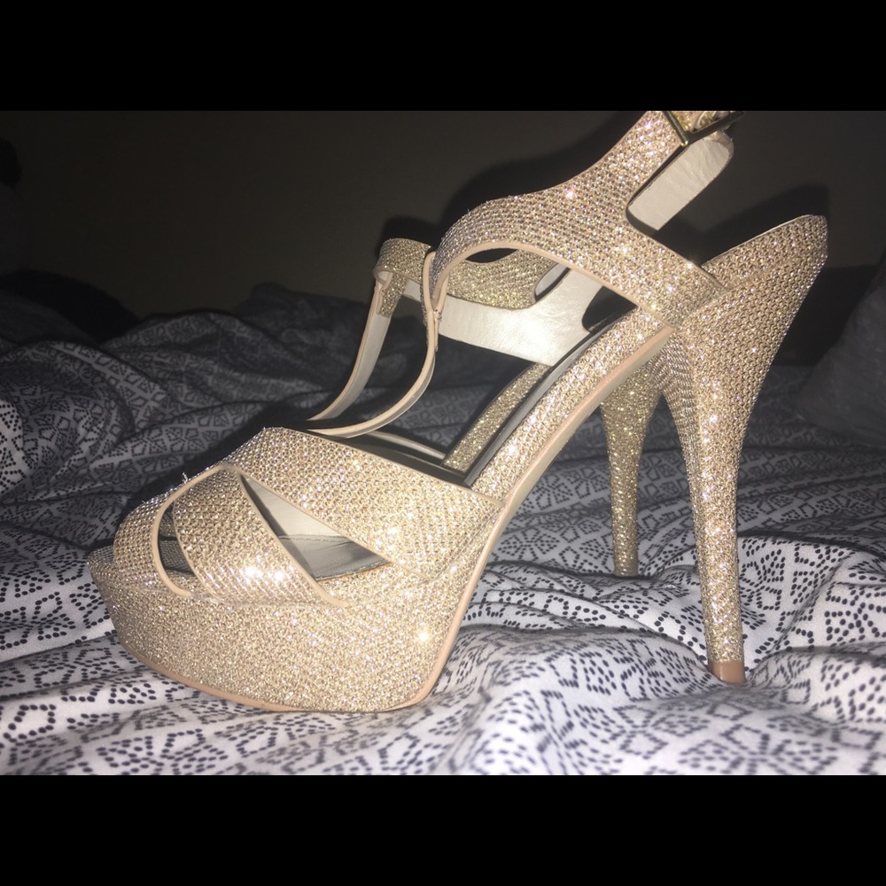 David’s Bridal high heels